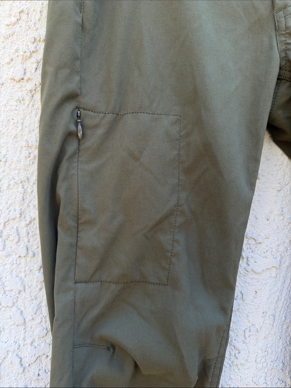 PrAna Women's Halle Army Green Roll up Hiking Pants Size 2 - Picture 6 of 10